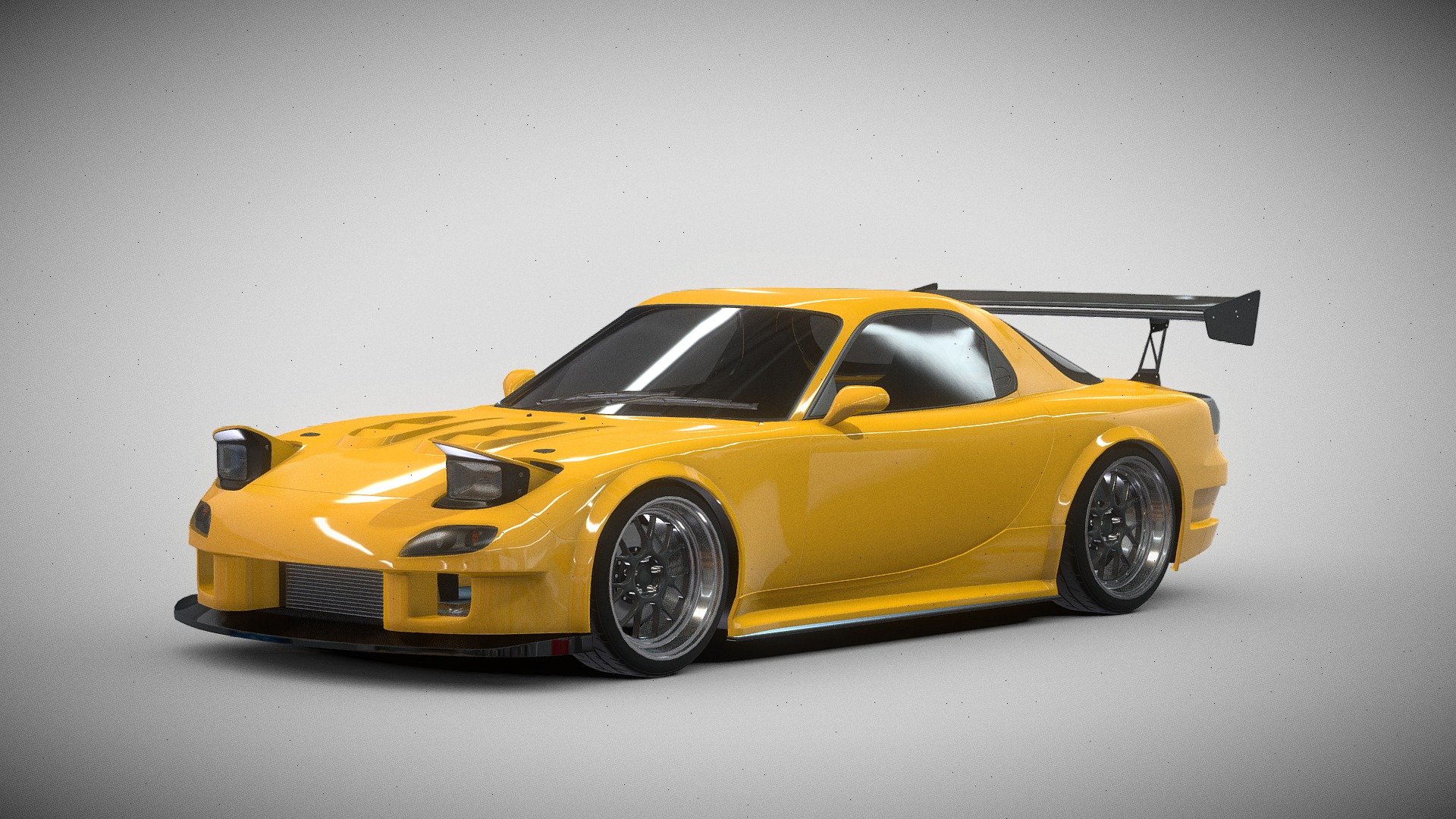 Mazda RX-7 Custom - Buy Royalty Free 3D model by Naudaff3D [b4988cf ...