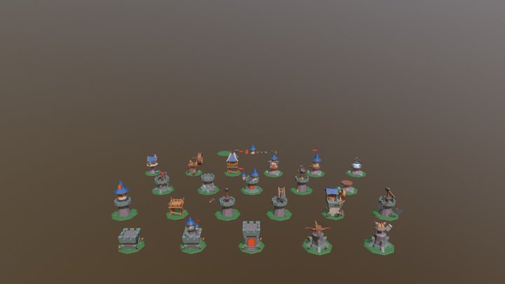 Defense Set 1 3D Model