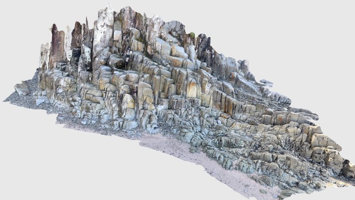 NZ Rocks 3D Model