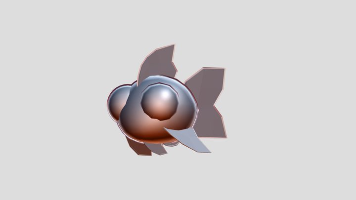 LOW POLY GOLDFISH – Free 3D Model STL
