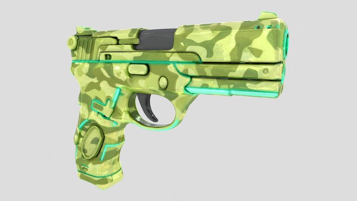 Neon-gun 3D models - Sketchfab