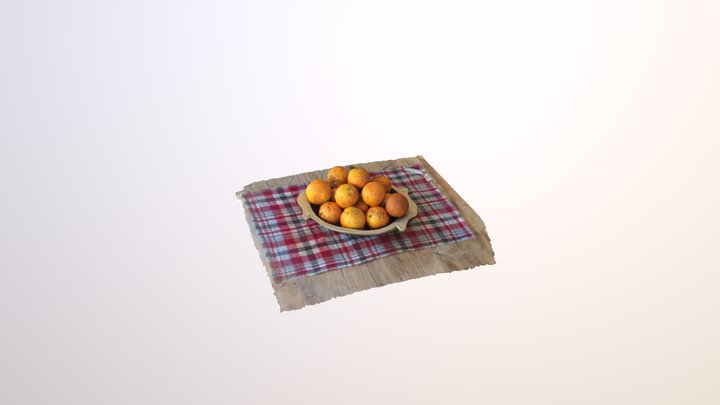 Bowl de naranjas 3D Model