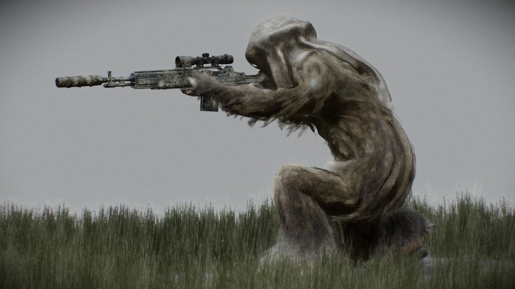 Ghillie Suit Sniper