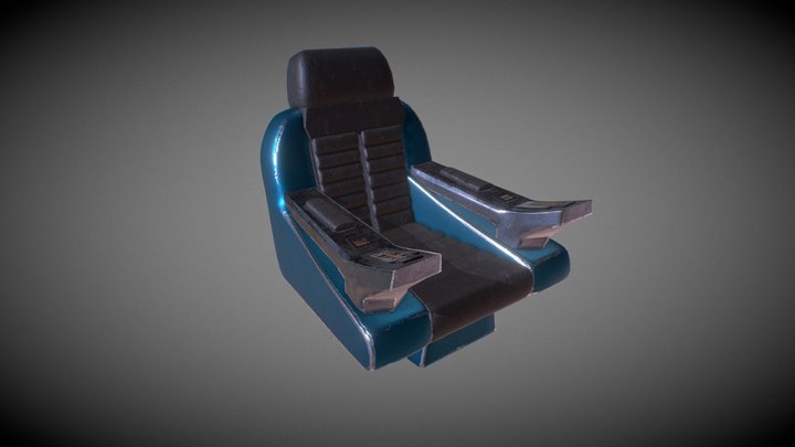Sci-fi chair 3D Model