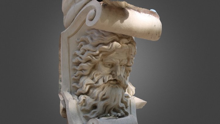 Statue of a face 3D Model