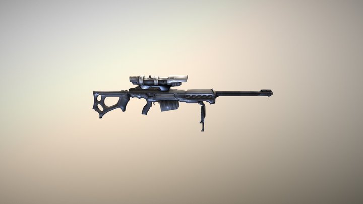 Testing AWP Sniper Rifle Model 3D Model