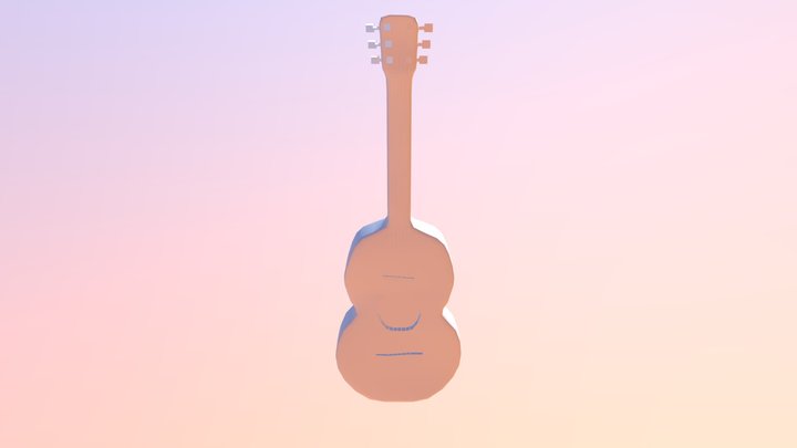 GH Prop Guitar V006 3D Model