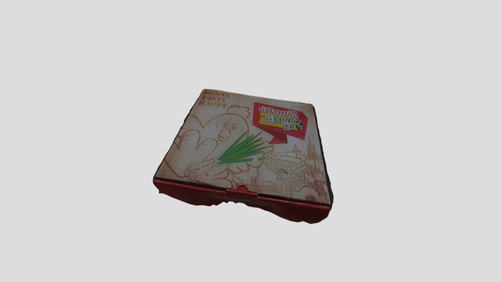 crazy chicken box 3D Model