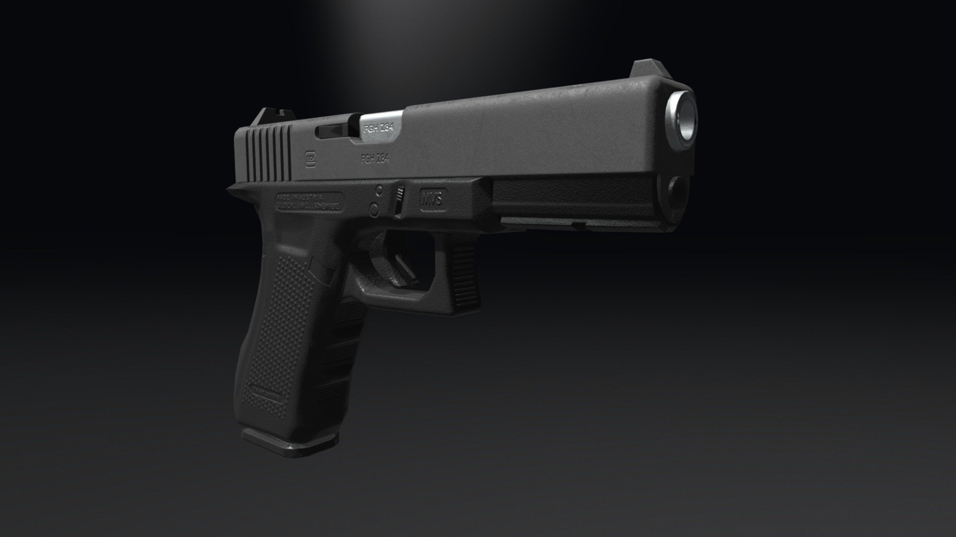 Glock 17 gen 4 - 3D model by Lost_Mitchell (@Lost_Mitchell) [b49d4c0 ...