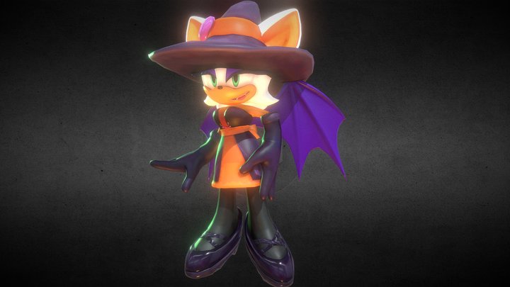 Witch Rouge 3D Model