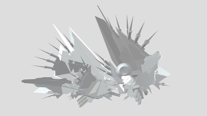 Kuro kujaku 3D Model