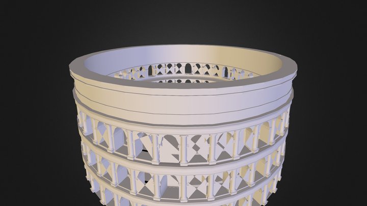 Coliseu Obj 3D Model