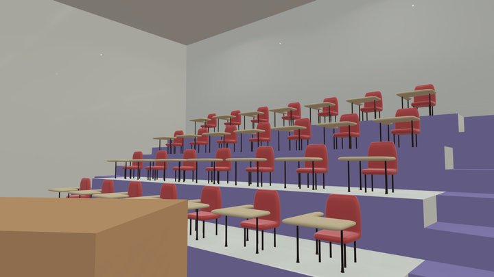 A sample Classroom 3D Model