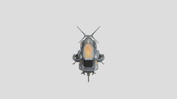 Urban Hovercraft 3D Model