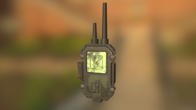 HiWiSci-Fi Radio Extreme 3D Model
