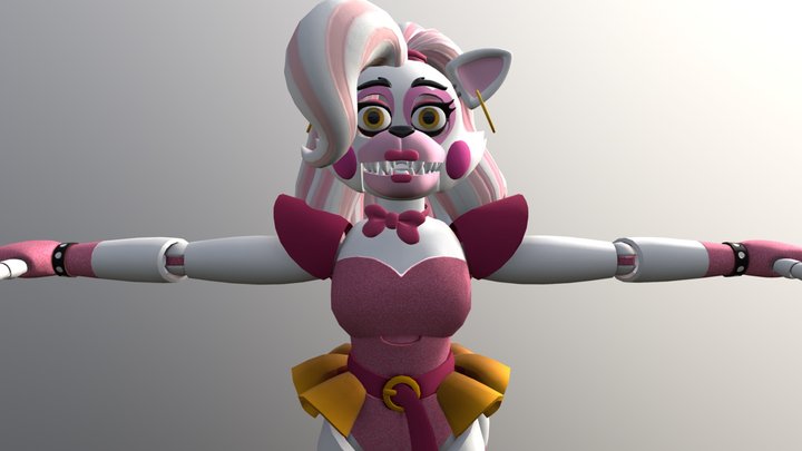 Glamrock Mangle 3D Model