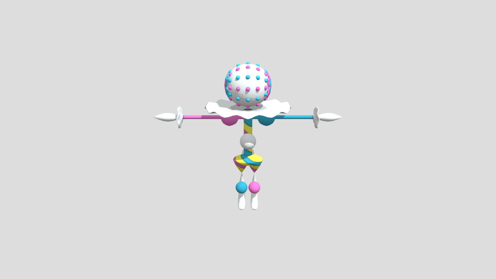 Pokemon Ultra Beast Blacephalon 3D model 3D printable