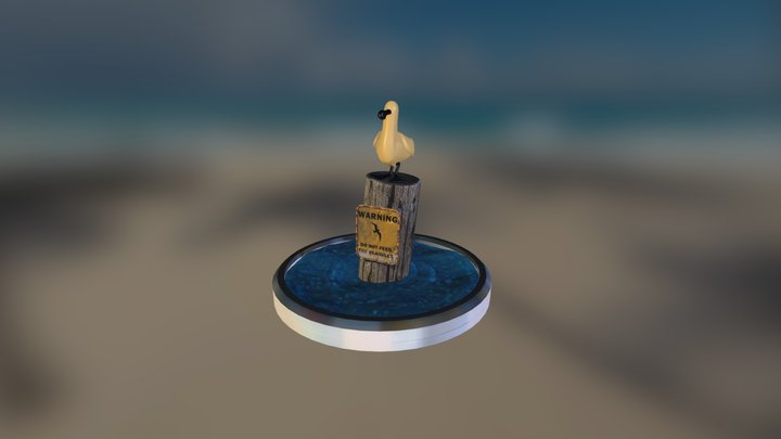 Seagull Pixar Homage 3D Model