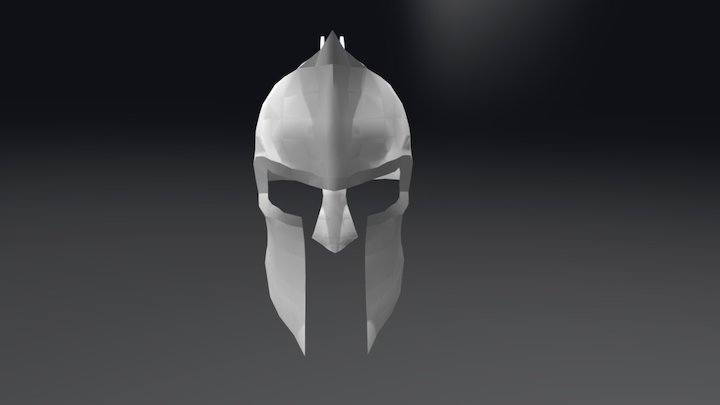 Spartan Helmet 3D Model
