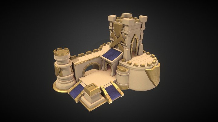Tower of doom barracks 3D Model