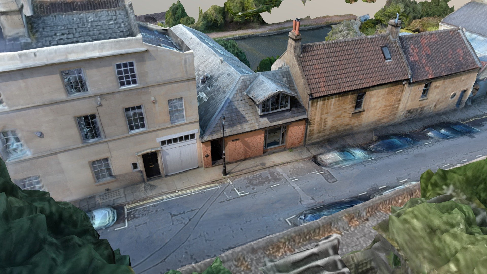 Sydney Buildings, Bath 3D model by Tom Metcalf (fidelityarchitecture