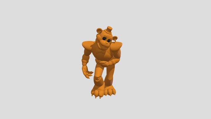 glamrock_freddy_-_fnaf_security_breach 3D Model