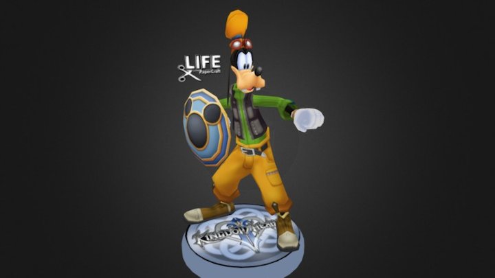 kingdom Hearts - Goofy 3D Model