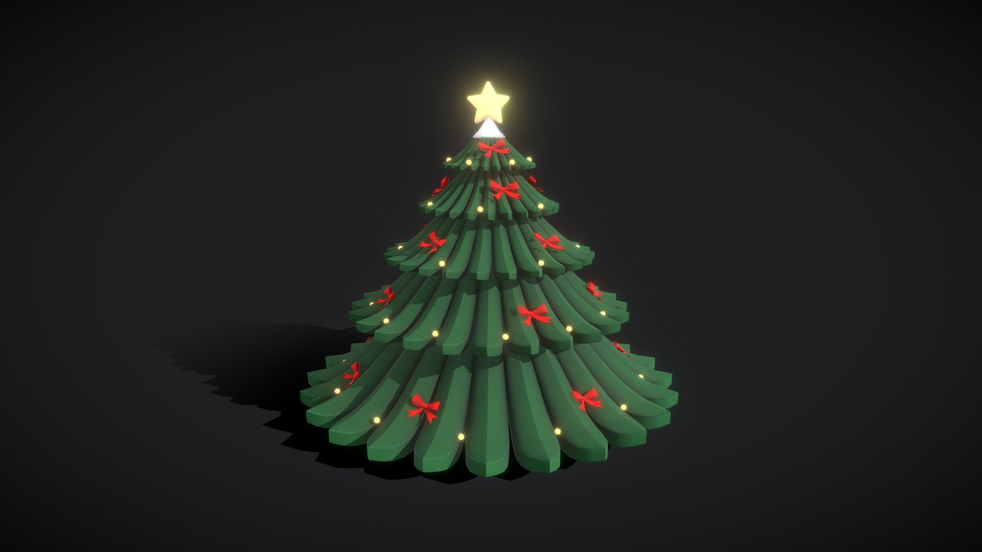 Stylized Christmas Tree - Buy Royalty Free 3D model by Enkarra [b4a8125] - Sketchfab Store