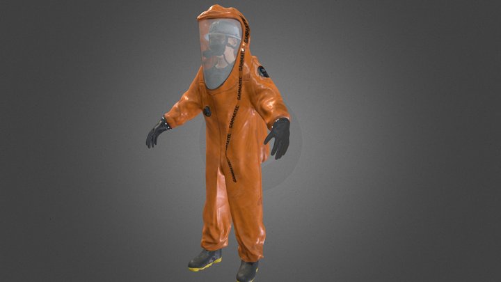 Hazmat Suit 3 3D Model