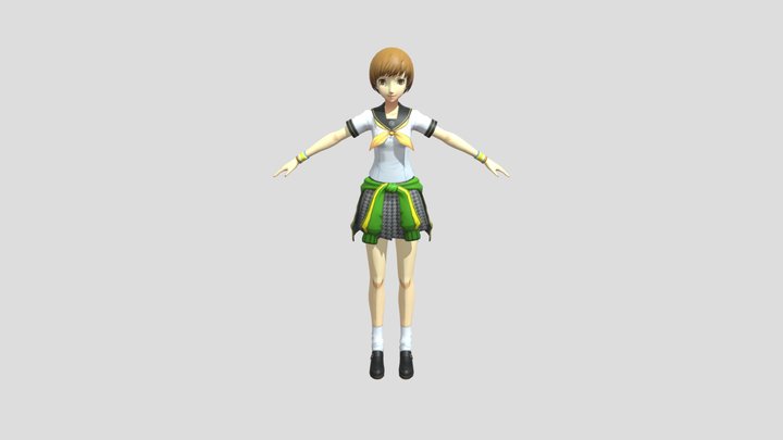 Chie Summer Yaso Outfit 3D Model