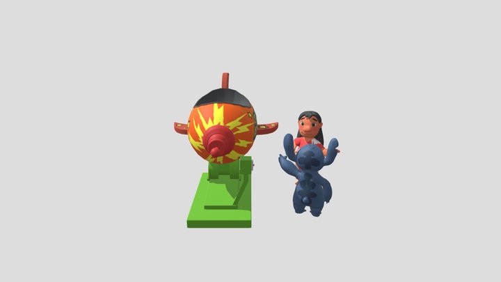 LiloStitchFusee 3D Model
