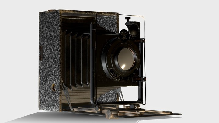 vintage cccr camera 3D Model