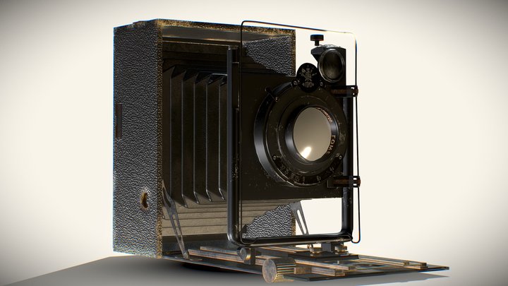 vintage Soviet camera 3D Model