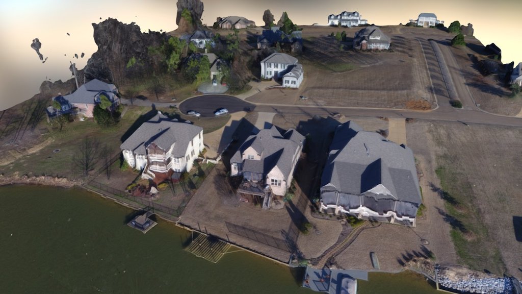 Wellsgate Oxford Mississippi 3D model by Aerial Productions