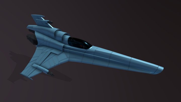 Battlestar Galactica Viper Mark 7 3D Model