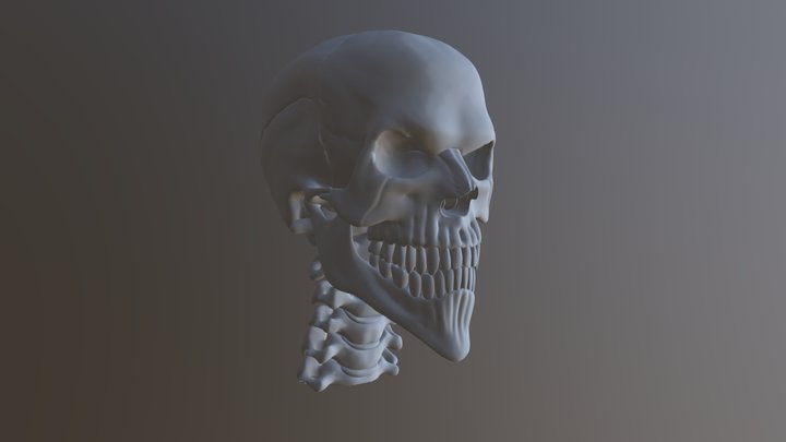 Evil Skull 3D Model