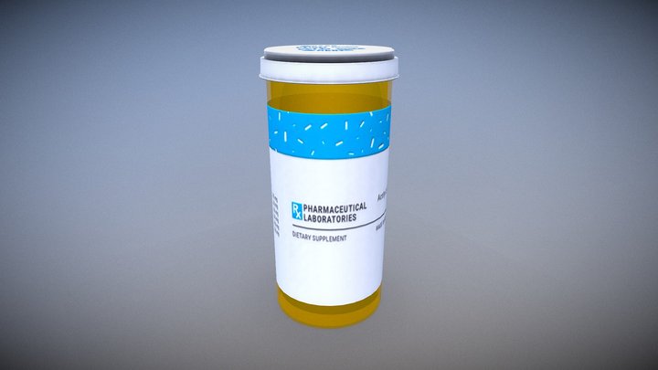Pill Bottle – Modello 3D gratuito STL