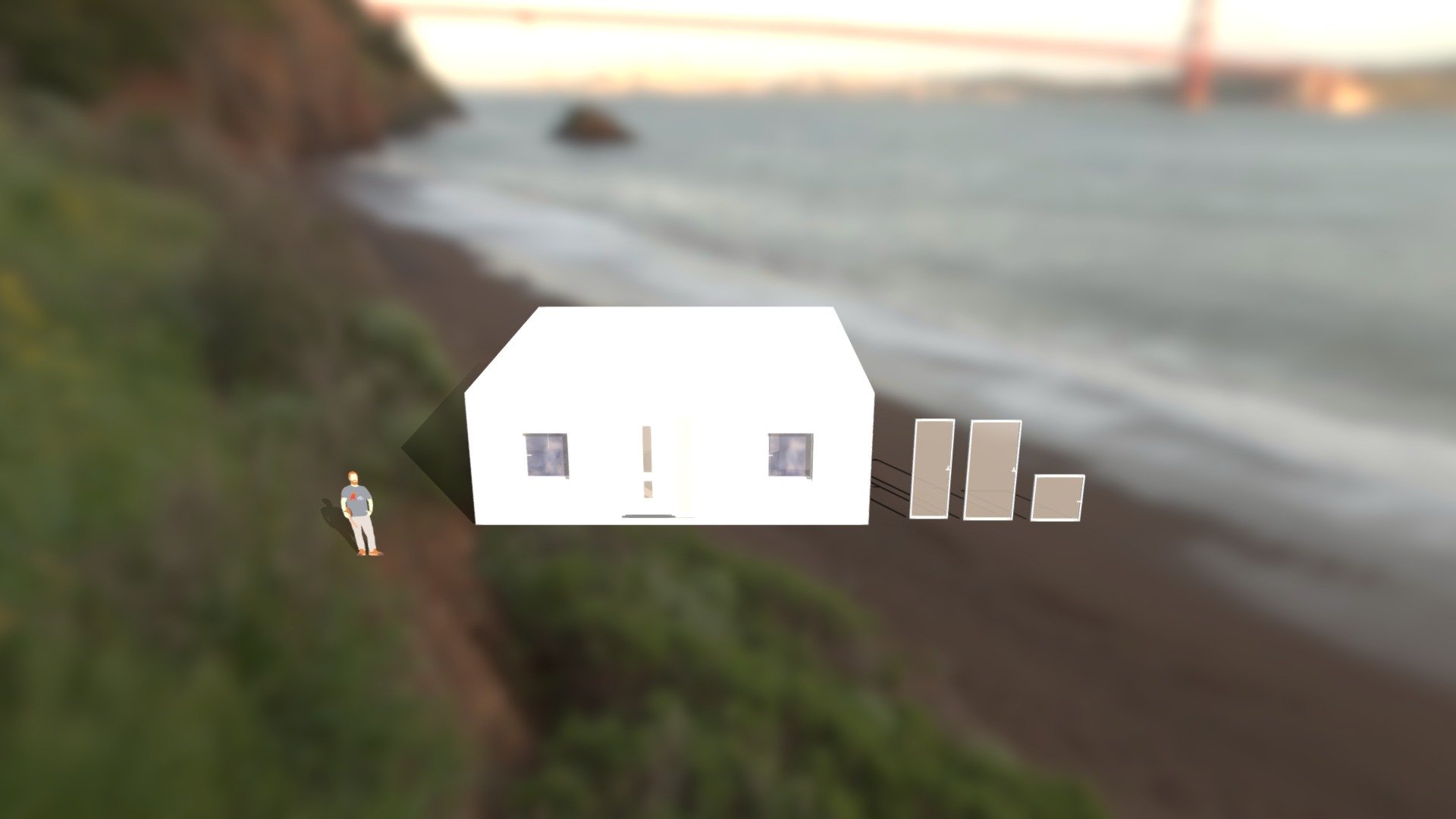 3d House Eg Boden Längs