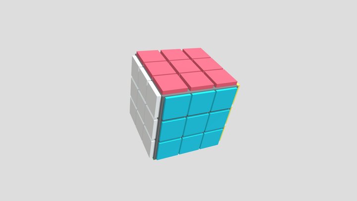 Rubik's Cube 3D Model