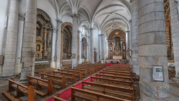 Church of Santa Maria da Feira, Beja (Portugal) 3D Model