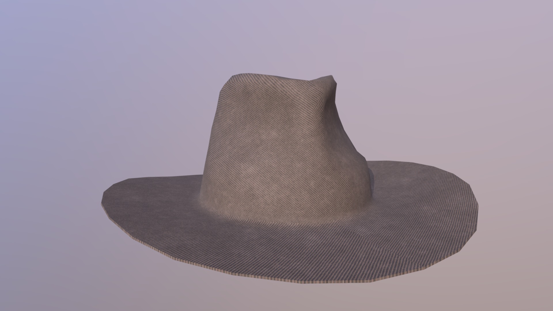 3D model Hat - This is a 3D model of the Hat. The 3D model is about a hat on a white background.