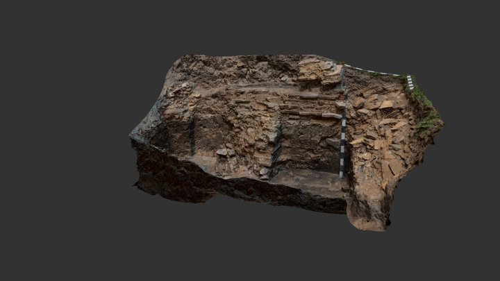 Юр'єва божниця - розчистка об'єкту. 3D Model