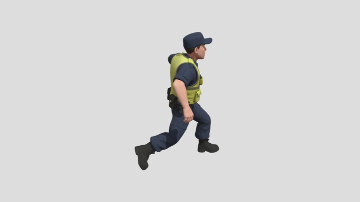 Scared cop – Free 3D Model STL