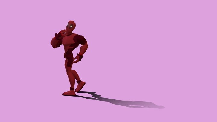 Deadpool 3D Model