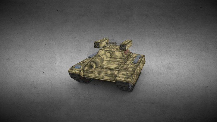 Mini-Tank 3D Model