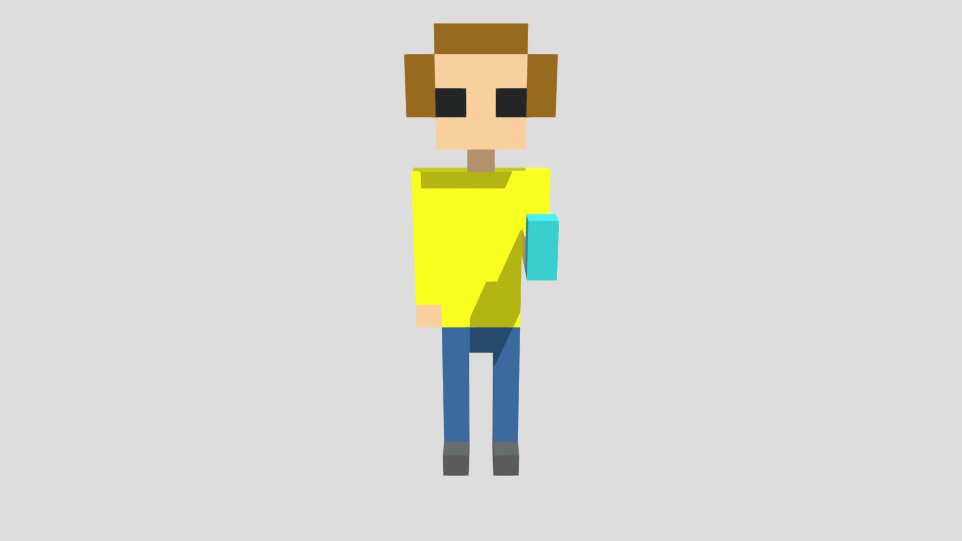 Rick and Morty Voxel art