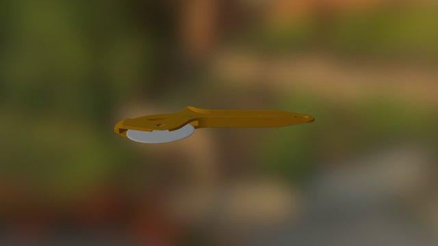 Pizza Cutter Assembly 3D Model
