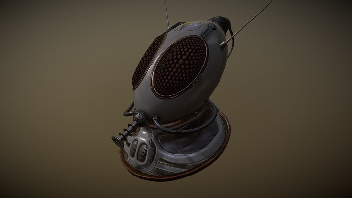 Boris Pavlov's Helmet 3D Model