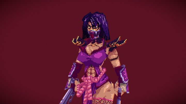 Mileena Redesign - Mortal Kombat 3D Model