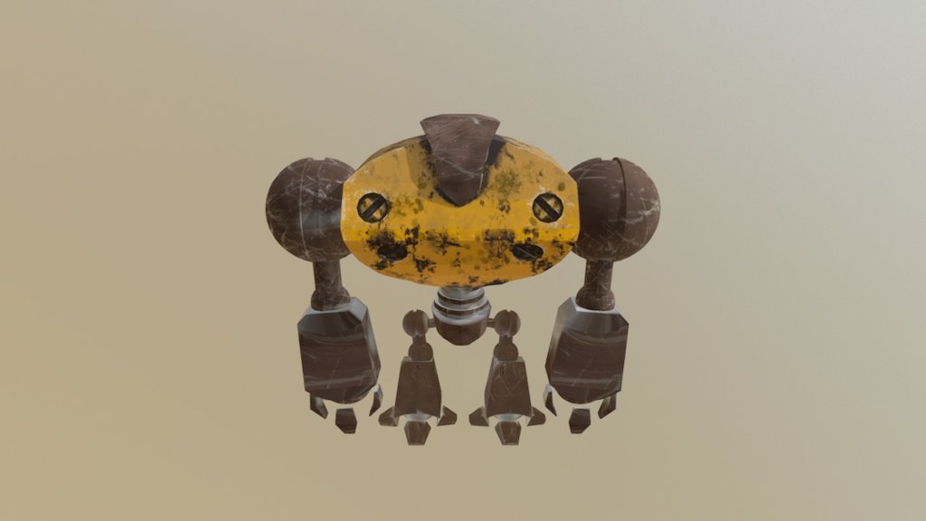 Robot with Mapping and Textures - 3D model by noahkturner [b4b59f5 ...